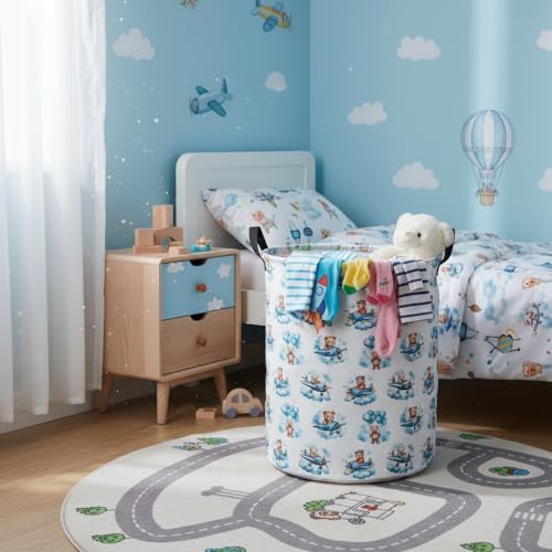 Baby Laundry Basket Baby Hamper - Image 3