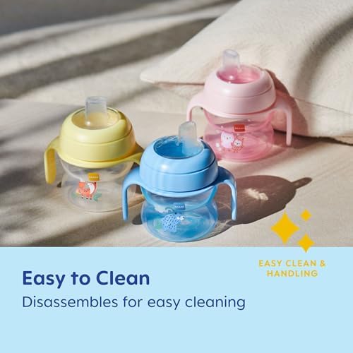 MAM Starter Sippy Cup, Extra-Soft Spill-Free Spout 4+ Months, 5 Ounces - Image 6