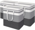 BlissTotes 3-Pack Laundry Basket, Collapsible Laundry Hamper by BlissTotes