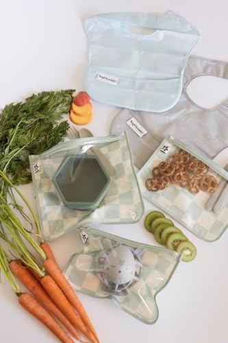 Tiny Twinkle Diaper Bag Organizing Pouches|3 Pack Mess-Proof Clear Front Travel - Image 5