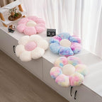 2 Pcs Pink Throw Pillows Cute Flower Decorative Pillows - Image 3