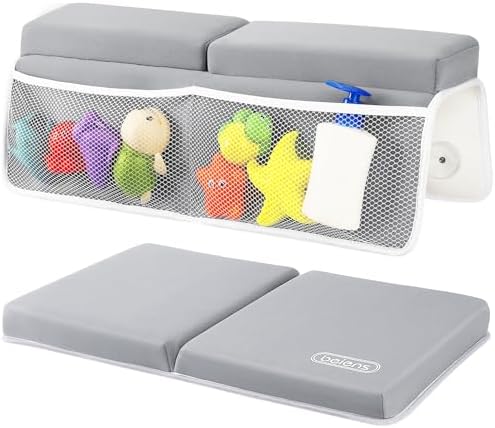 beiens Bath Kneeler and Elbow Rest Pad Set, 1.5 Inch Thick Memory Foam Mat by beiens