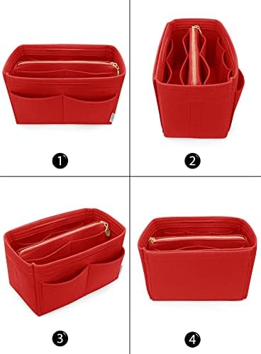 LEXSION Felt Purse Organizer Insert, Tote Bag Shaper Dividers - Image 3