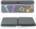 PandaEar Baby Bath Kneeler and Elbow Rest Pad Set, Dark Grey by PandaEar