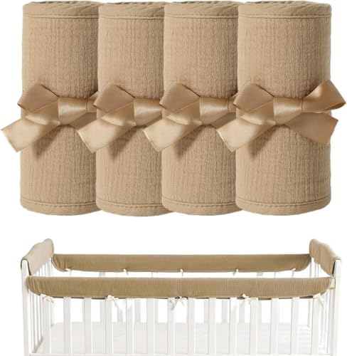Cot Rail Protector, Adjustable Strap Bed Rail Cover by AOCESK