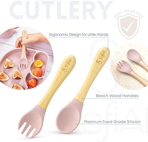 BPA-Free Non-Toxic Silicone Baby Feeding Set – Suction Plate, Bib & Cup – - Image 5