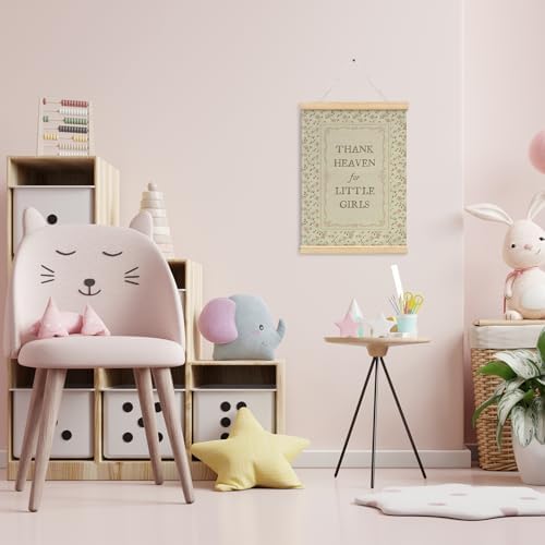 NaZaUK Baby Girl Nursery Decor, Thank Heaven - Image 3