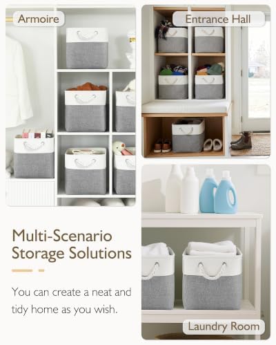 Patvingot 11-Inch Fabric Cube Storage Bins - Image 5