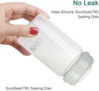 COMI Wide Neck Glass Breastmilk Collection n Storage Bottle, 4 Packs, 8oz - Image 4