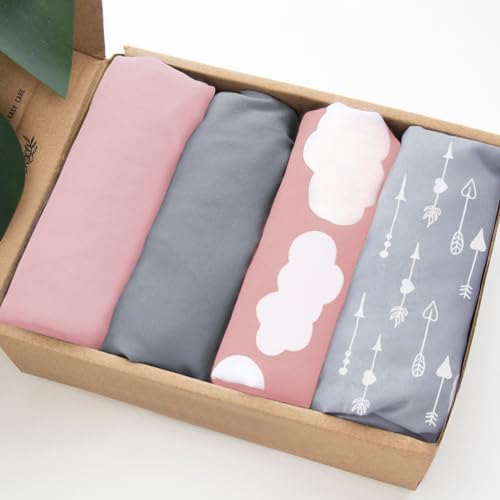 Baby Bassinet Sheets 4 Pack Compatible by Bilobanbabybedding
