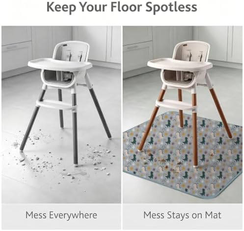 Baby Splat Mat for Under High Chair - Image 2