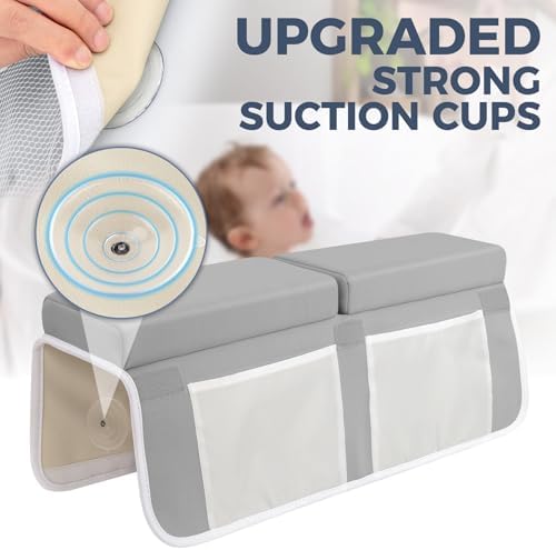 Bath Kneeler and Elbow Rest Pad Set, 1.5” Thick Bathtub Kneeling Mat - Image 4