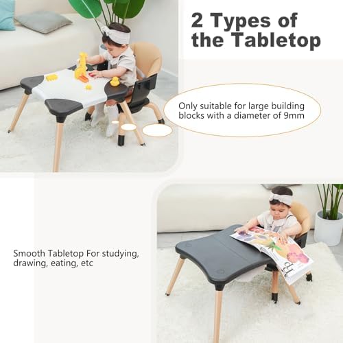 High Chair, 7 in 1 Wooden Baby High Chair - Image 4