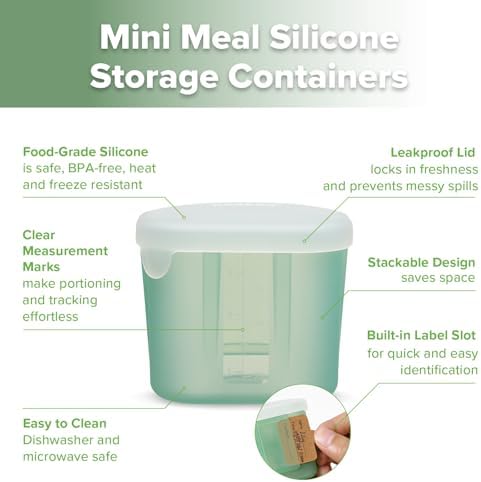 haakaa Silicone Baby Food Containers - Image 5