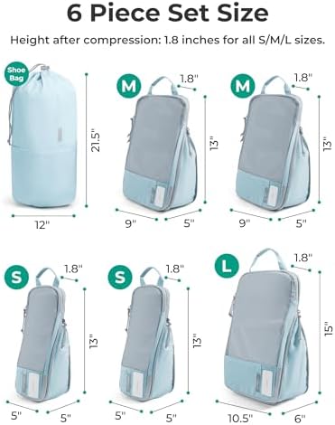 BAGSMART Compression Packing Cubes - Image 3