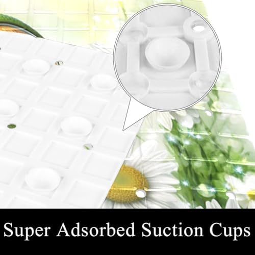 Non Slip Shower Mat Bathtub Mat 15.1x26.8 Inch, Quick Dry Bath Mat - Image 3