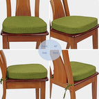 BUYUE Thickened 2.5" Dining Chair Cushions Set of 6, U-Shape High Density Foam - Image 4