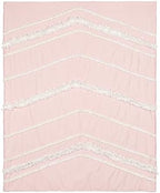 Sweet Jojo Designs Blush Pink Bohemian Boho Chic Girl Baby Crib Bedding Set - Image 3