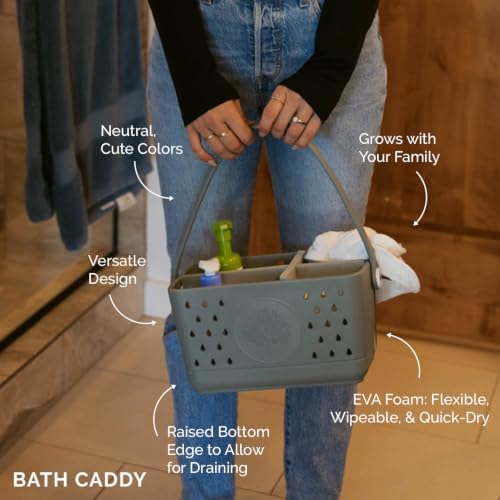 Parker Baby Co. Quick-Dry Bath Caddy Organizer - Image 2