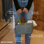 Parker Baby Co. Quick-Dry Bath Caddy Organizer - Image 2
