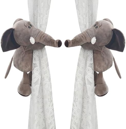 1 Pair Cute Animal Curtain Tiebacks Holdbacks Buckle Hook Fastener Cartoon by Unknown