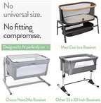 Joey + Joan Bedside Sleeper Bassinet Fitted Sheets 33x20 - Image 2