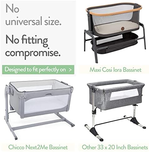 Bedside Sleeper Bassinet Fitted Sheets 33x20 - Image 2