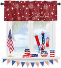 Patriotic 4th of July Kitchen Curtains Valances by VandarllinHomeKitchenDecor