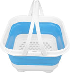 Yunseity Folding Baby Bath Toy Basket, Foldable Bath Toy Organizer Cute - Image 2