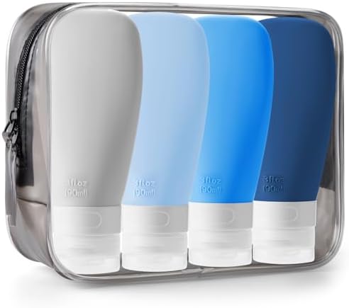 INSFIT Travel Bottles for Toiletries, TSA Approved 3oz Travel Size Containers by INSFITPortableTravelBottles