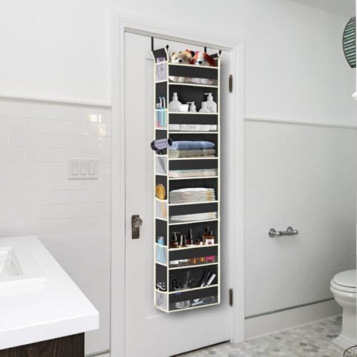 Over The Door Hanging Organizer 6-Shelves and 12 Side Pockets, Over The Door - Image 2