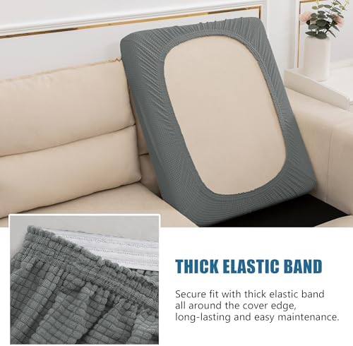 Water Repellent Sofa Seat Cushion Covers High Stretch Furniture Protector - Image 4