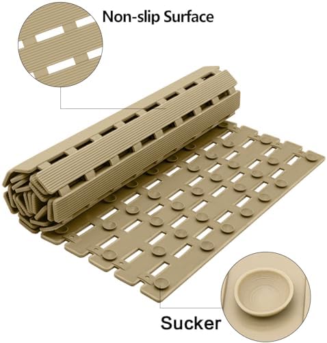 BEMISO Shower Mat Non Slip Bathtub Mat 37.4 x 15.7 Inch Bath Mat - Image 2