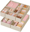SONGMICS Drawer Organizers, Foldable Fabric Storage Boxes by Unknown