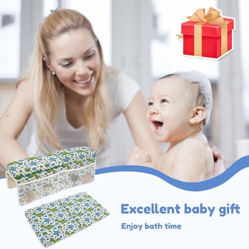 Baby Bath Kneeler and Elbow Pad Set, Nonslip Bathtub Kneeling Pad - Image 7