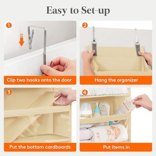 Lifewit 1 Pack Over the Door Organizer, 10 Section Hanging Storage - Image 7
