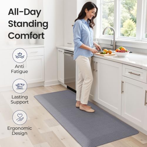 1" Extra Thick Anti Fatigue Kitchen Mats - Image 3