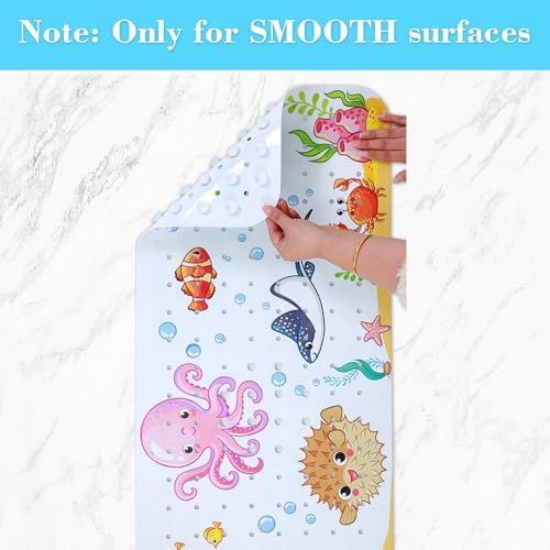 Secopad Bathtub Mat Non Slip, Cute Tub Mat, New-Octopus - Image 4