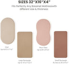 Konssy 2 Pack Muslin Bassinet Sheets - Image 4