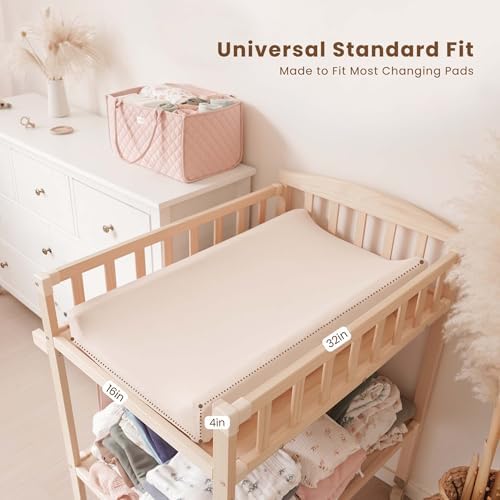 Konssy 3 Pack Stretchy Changing Pad Covers - Image 5