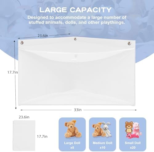 Large Corner Stuffed Animal Storage - Image 4