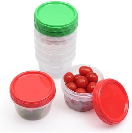EONJOE 8oz Small Plastic Freezer Food Containers by EONJOE