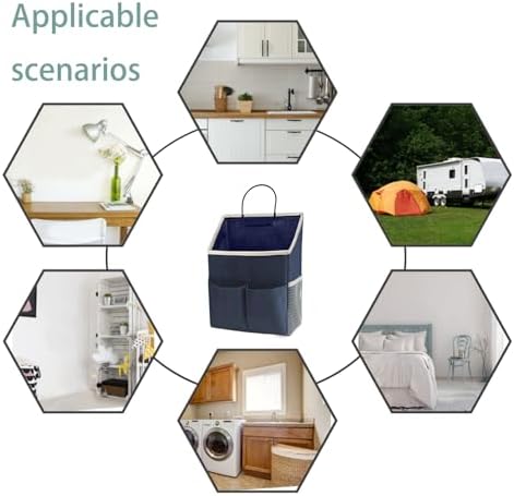 2pcs Wall Hanging Storage Bag, Wall Hanging Organizer Bags - Image 4