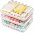3 Pack Large Clear Hard Shell Zipper Case, Diaper Bag Organizer Pouches by Unknown