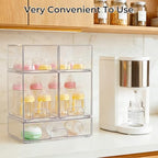 UFORU Baby Bottle Organizer, Stackable 4‑Pack Storage Drawers - Image 2