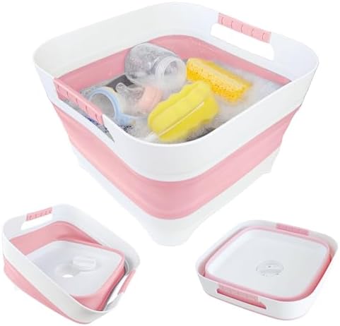 GIMWA 2.6 Gal Collapsible Baby Bottle Wash Basin by Gimwa-foldtokeepopenformore