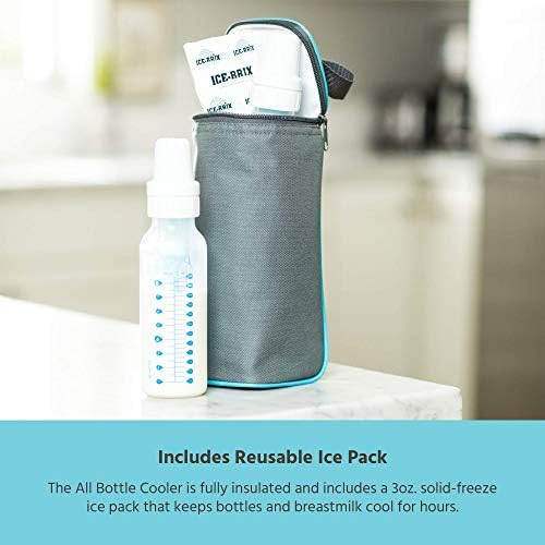 J.L. Childress Baby Bottle Bag, Breastmilk Cooler, Fits 1-2 Bottles - Image 3