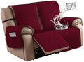 Genina Waterproof Loveseat Recliner Cover Non-Slip, Sofa Cover by Genina