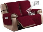 Genina Waterproof Loveseat Recliner Cover Non-Slip, Sofa Cover by Genina