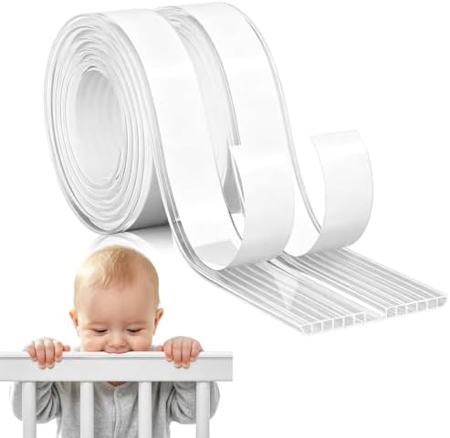 Furniture Edge Protector for Baby, 118x2.28in Clear Plastic Crib Teething Guard by Unknown
